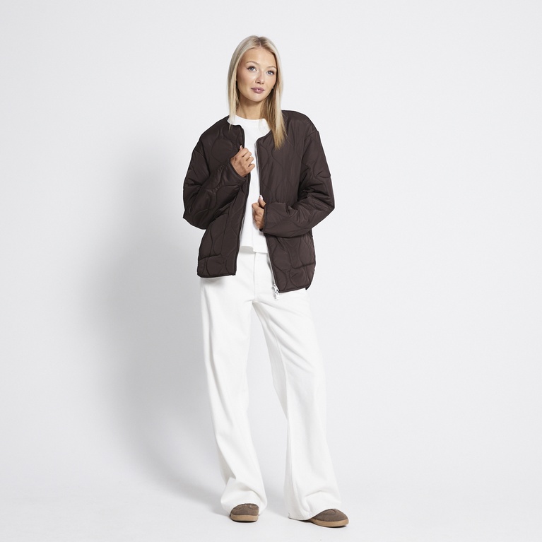Quilted jacket "Ottilia" Brown